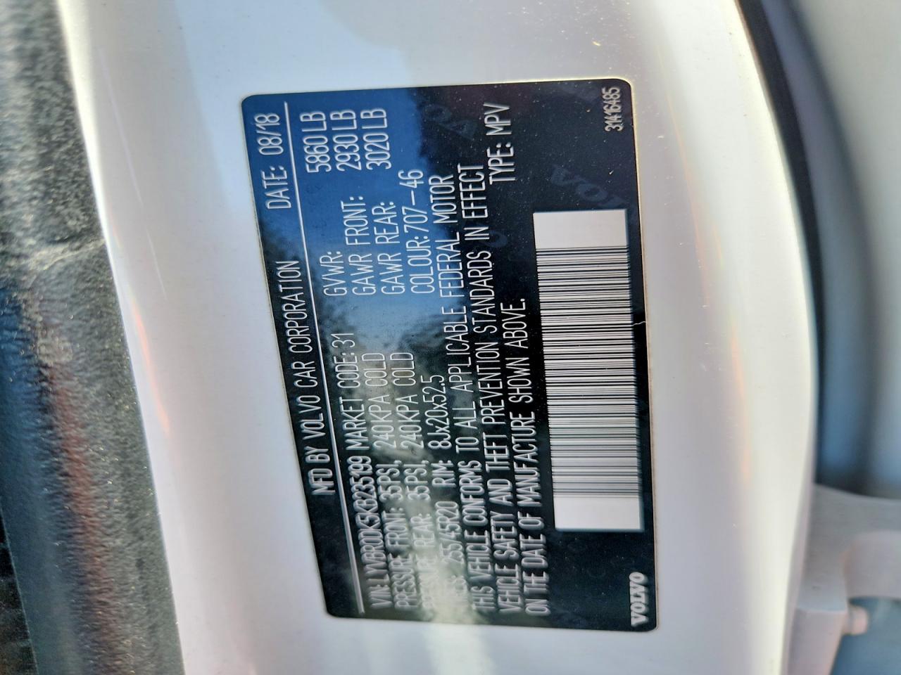 2019 VOLVO XC60