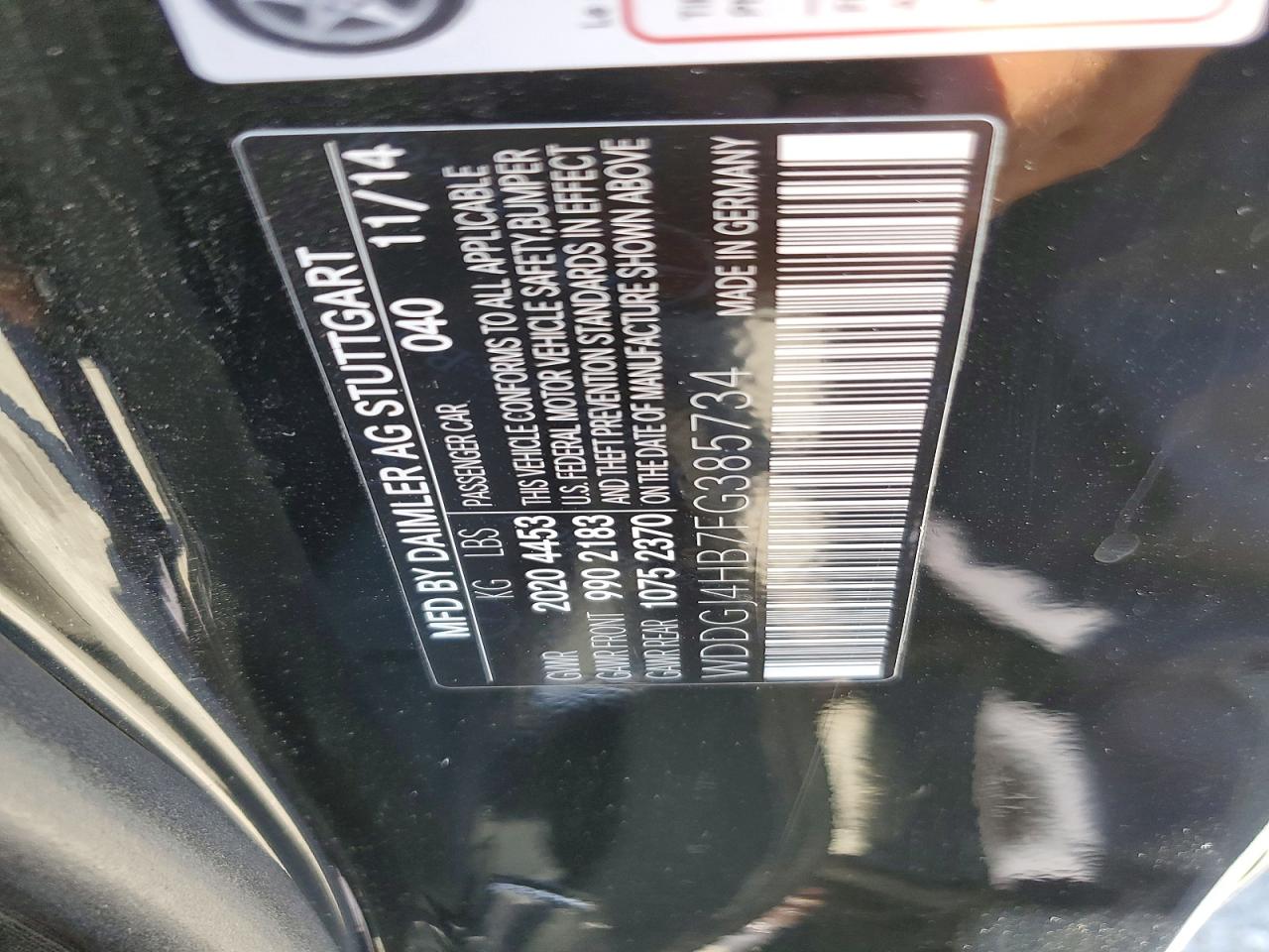 2015 MERCEDES-BENZ C 250