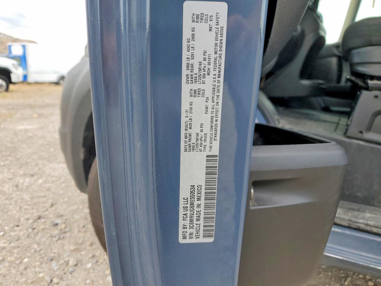 2021 RAM PROMASTER