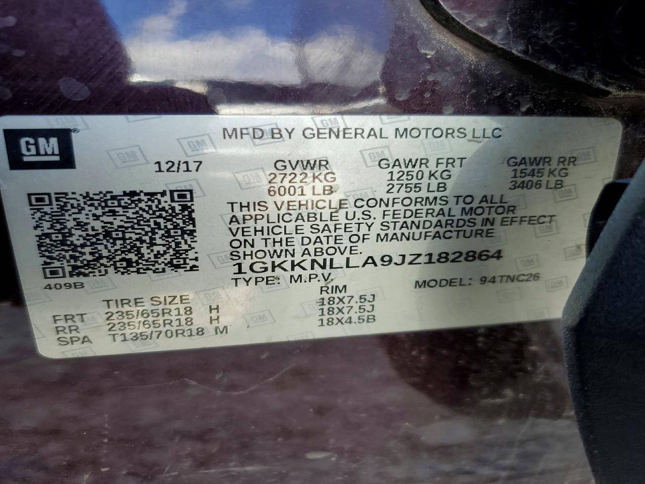 2018 GMC ACADIA