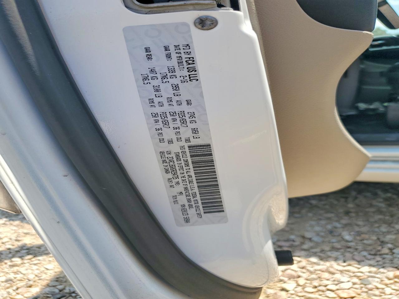 2016 CHRYSLER MINIVAN