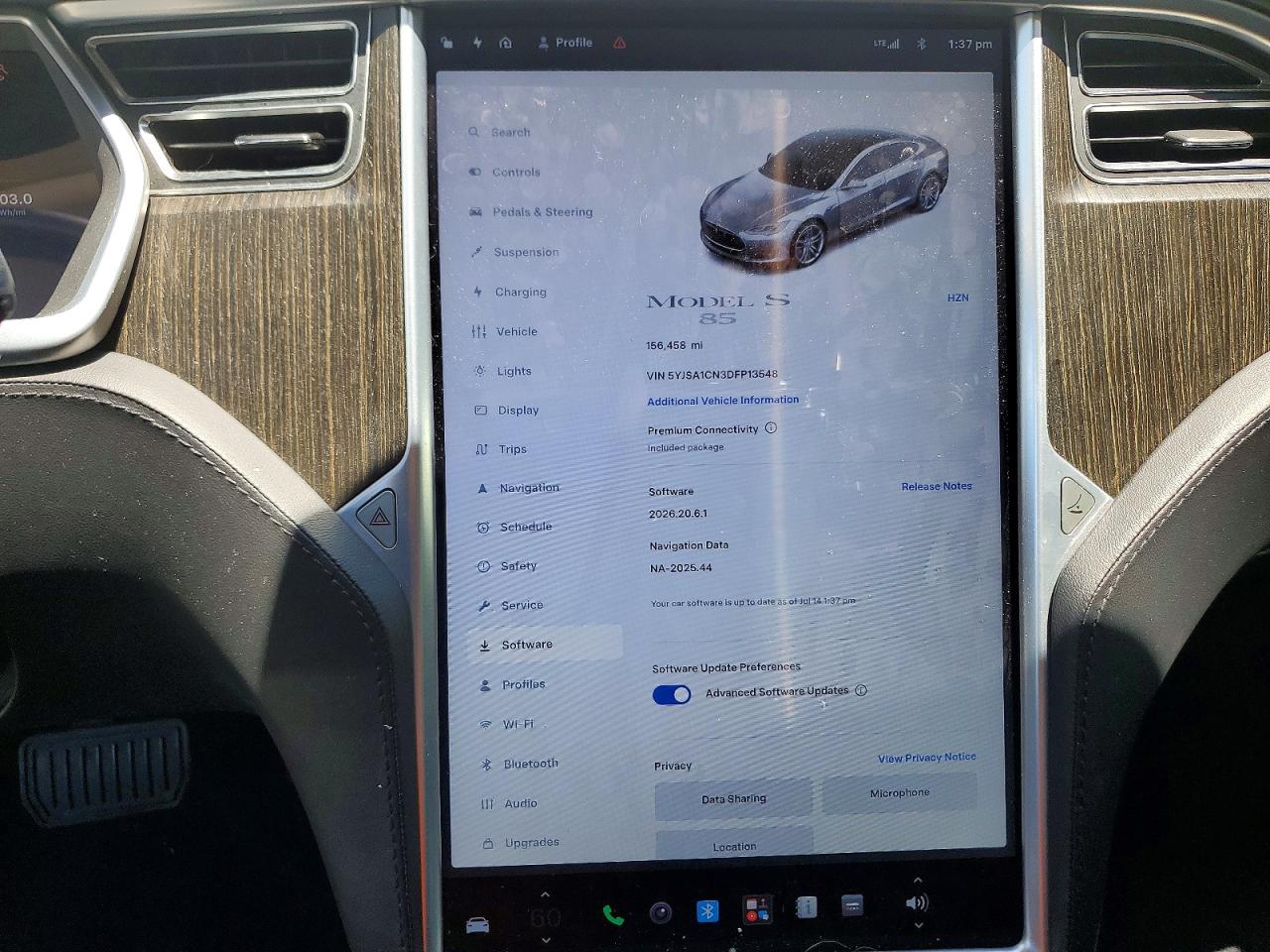 2013 TESLA MODEL S