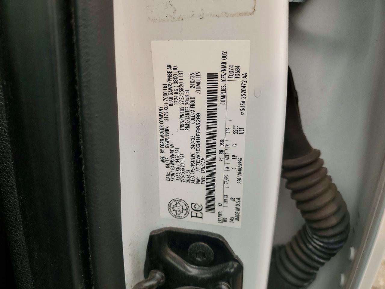 2017 FORD F150