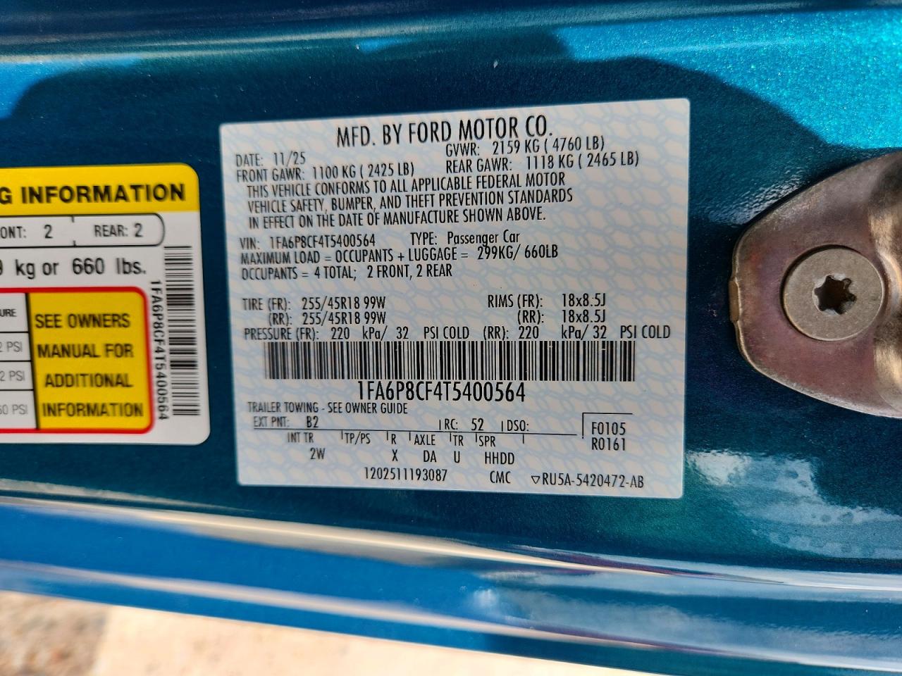 2026 FORD MUSTANG