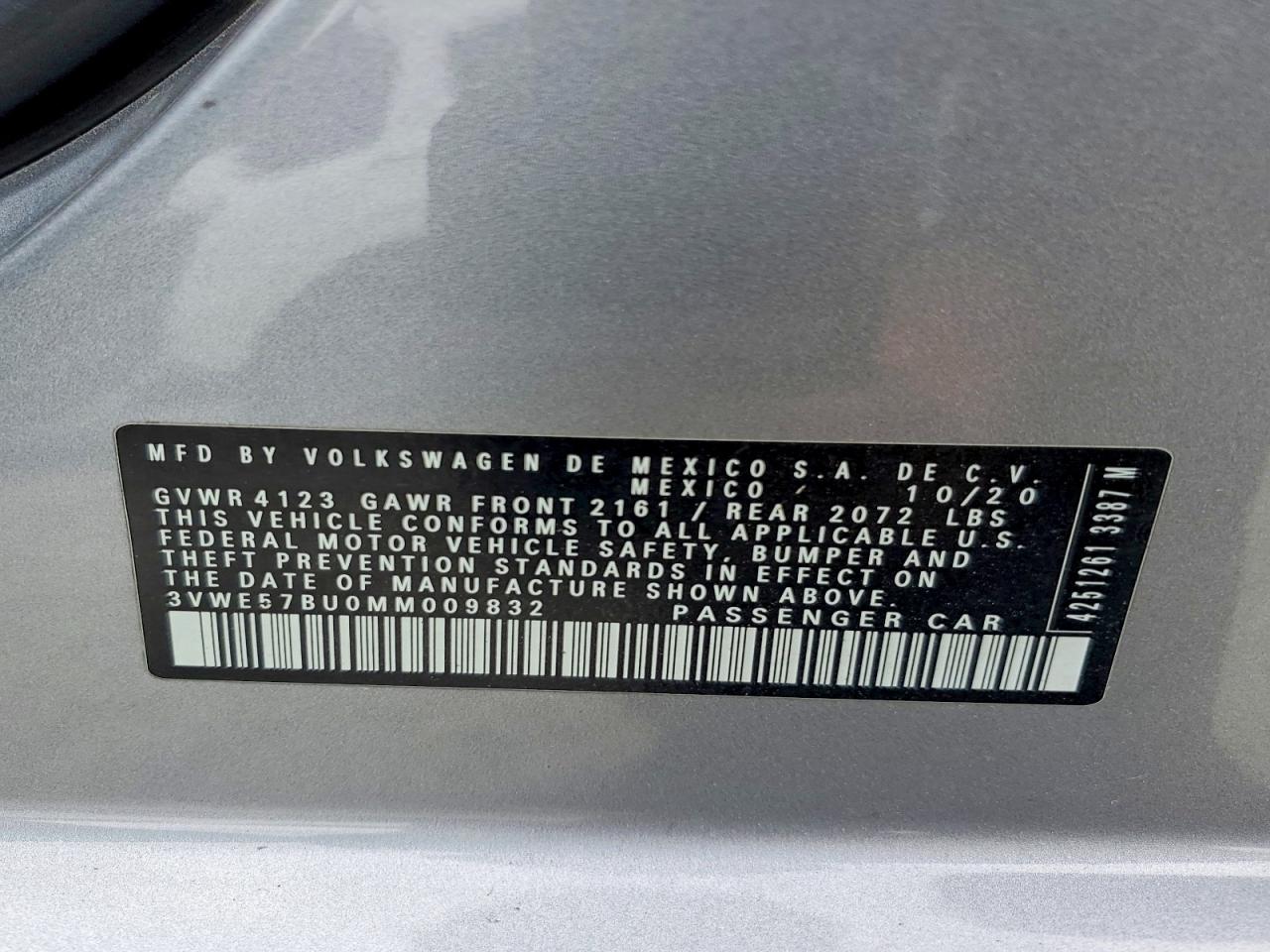 2021 VOLKSWAGEN JETTA