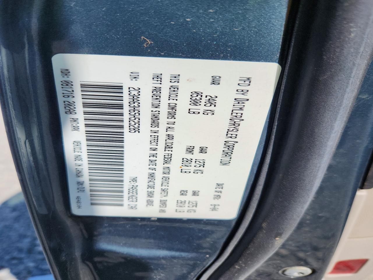 2005 CHRYSLER 300