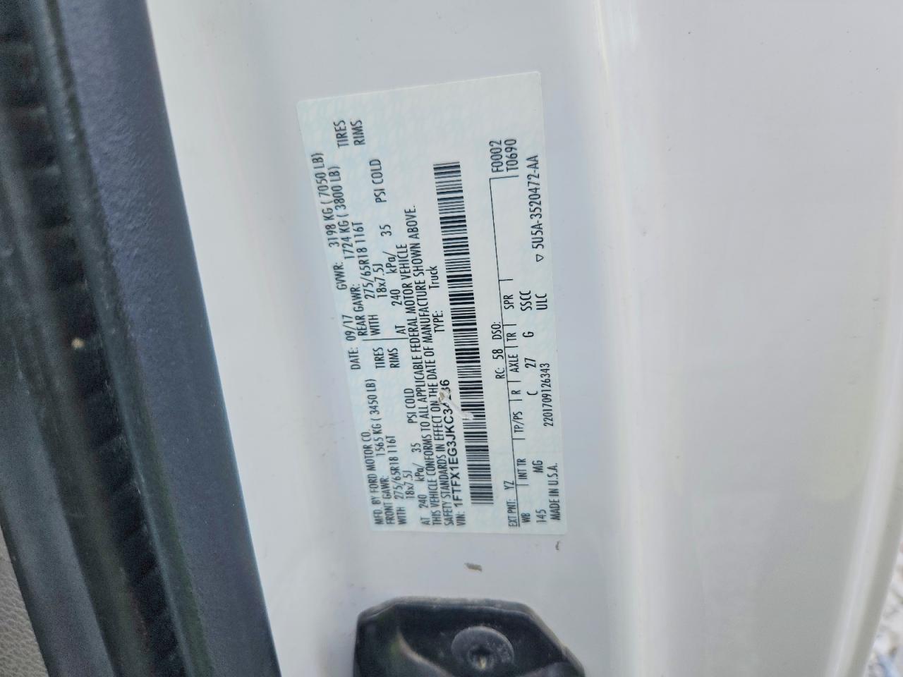 2018 FORD F150