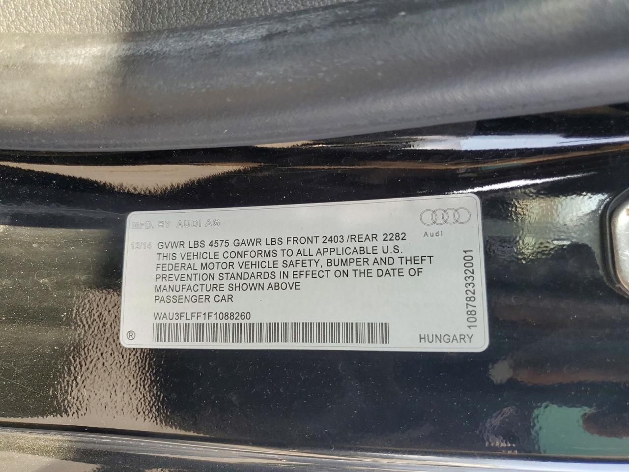 2015 AUDI A3