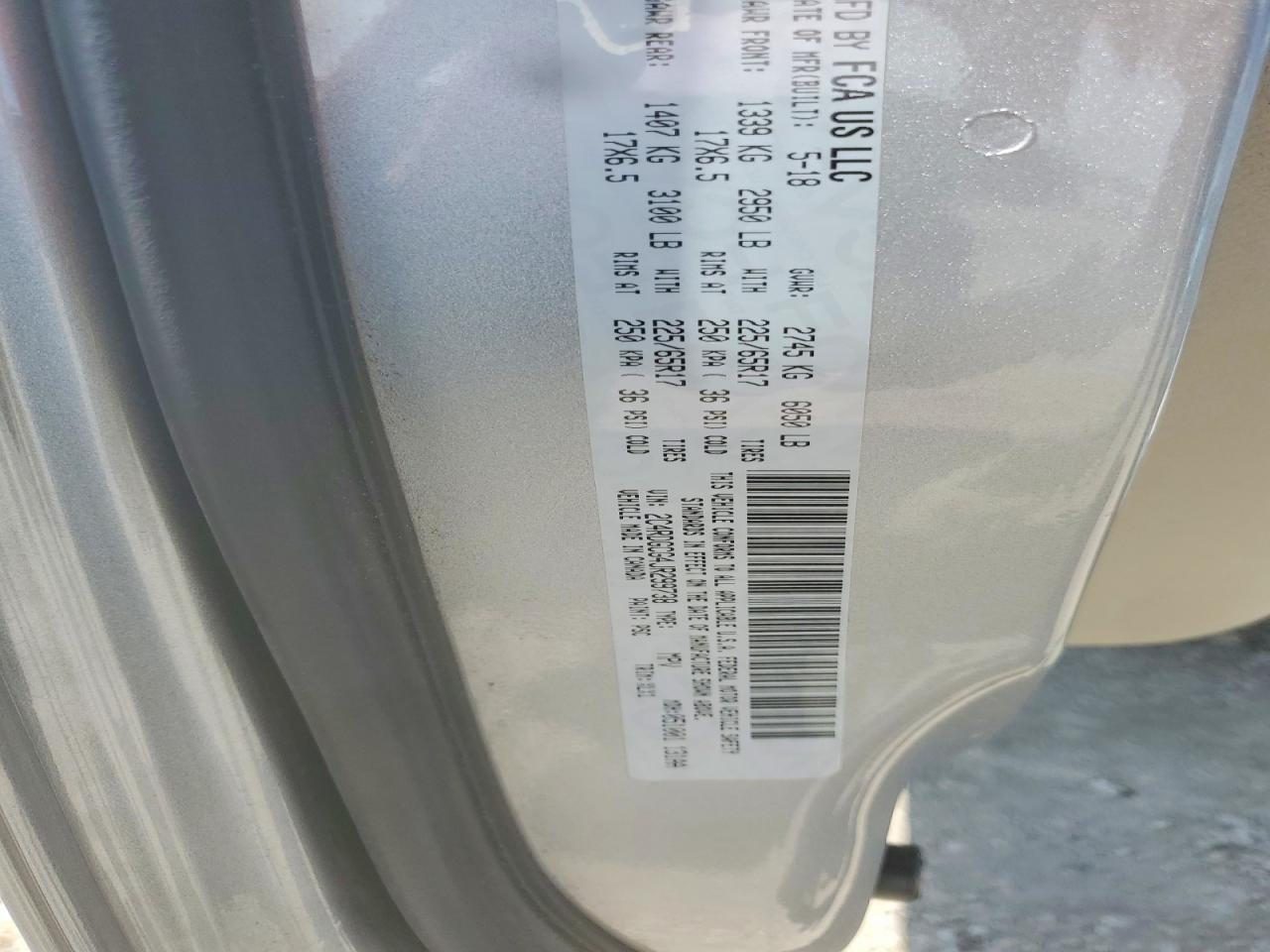 2018 DODGE CARAVAN