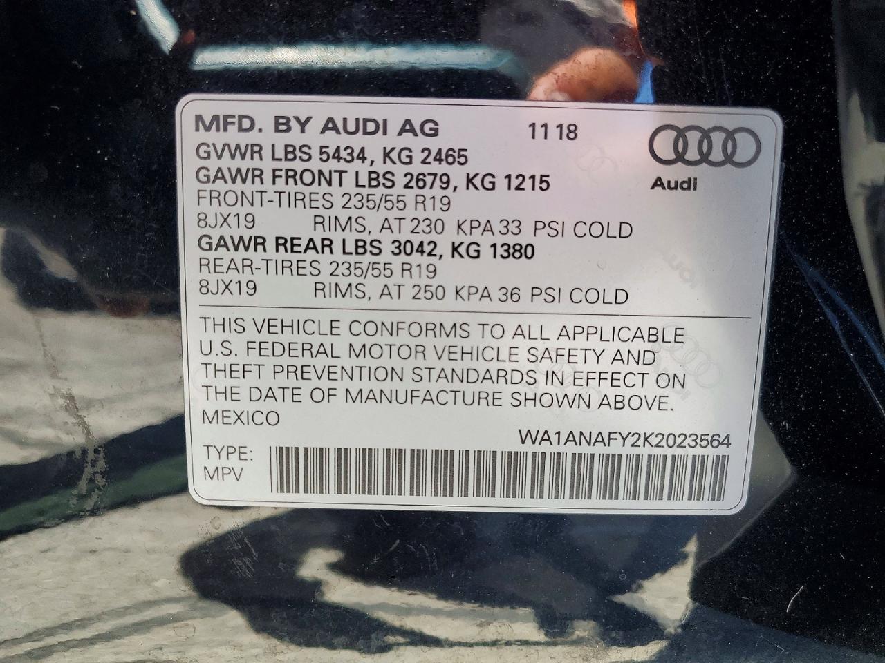 2019 AUDI Q5