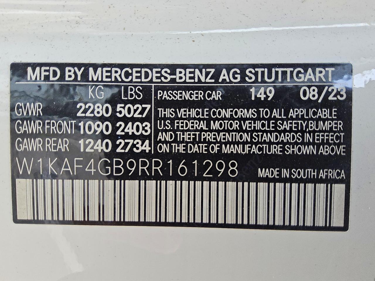2024 MERCEDES-BENZ C-CLASS