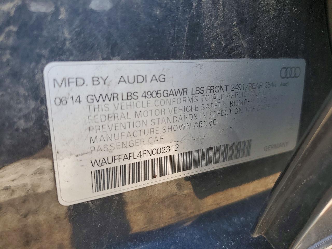 2015 AUDI A4