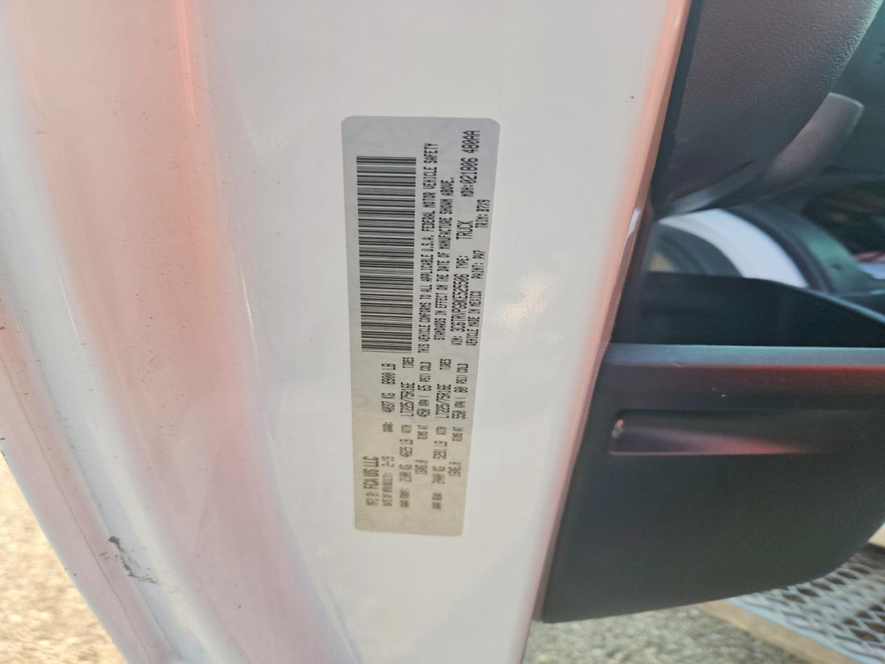 2019 RAM PROMASTER