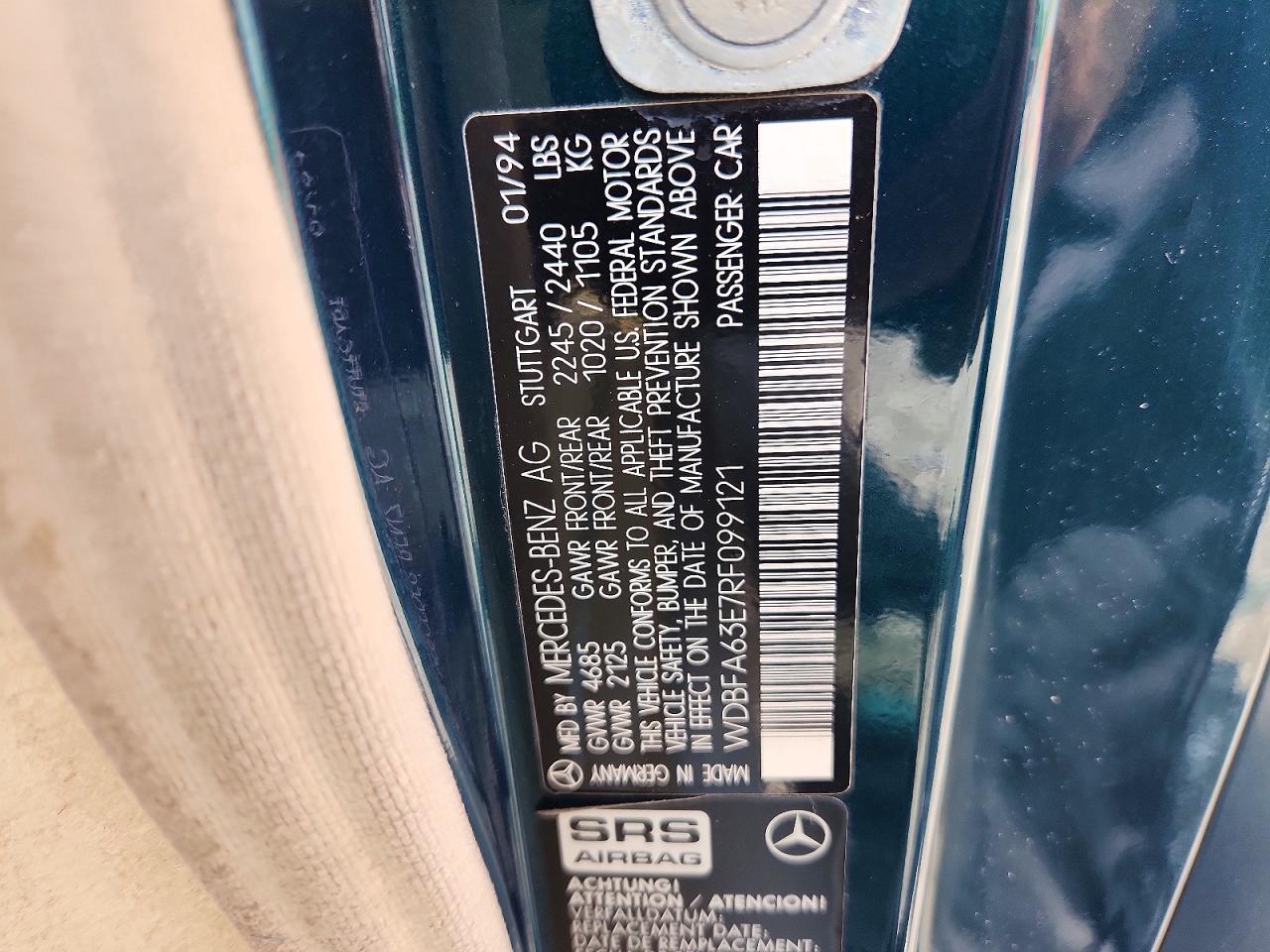 1994 MERCEDES-BENZ SL 320