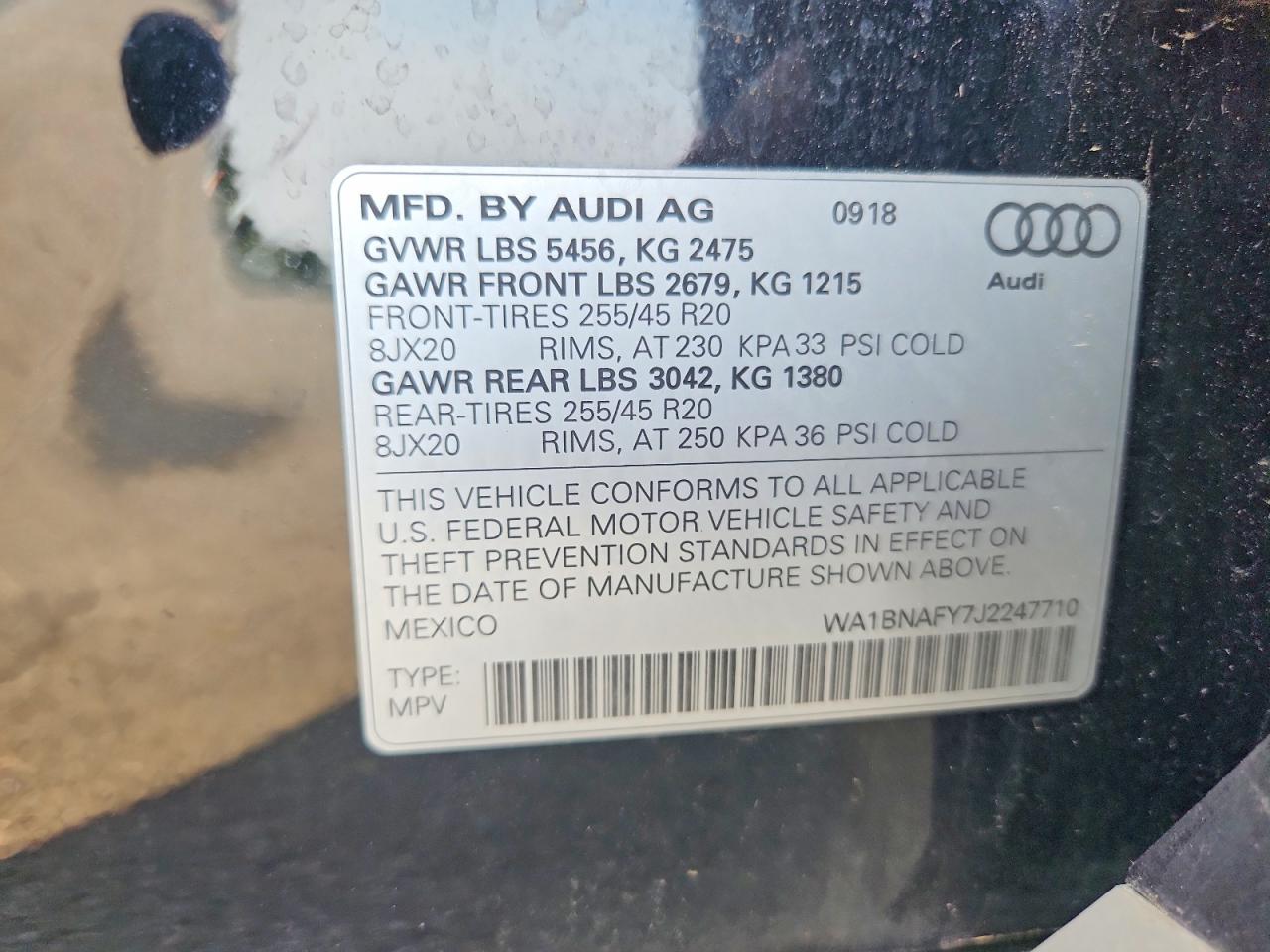 2018 AUDI Q5