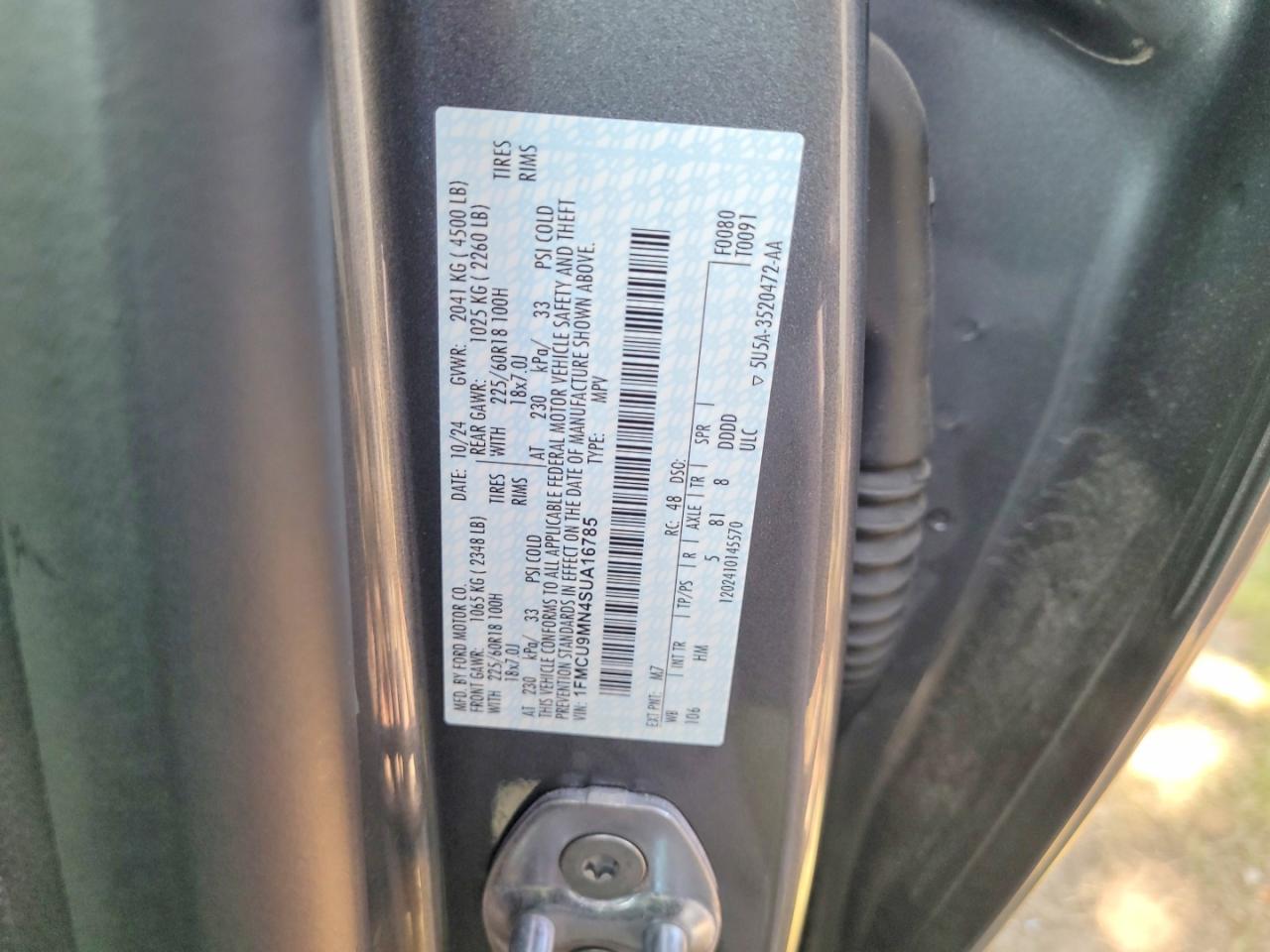 2025 FORD ESCAPE
