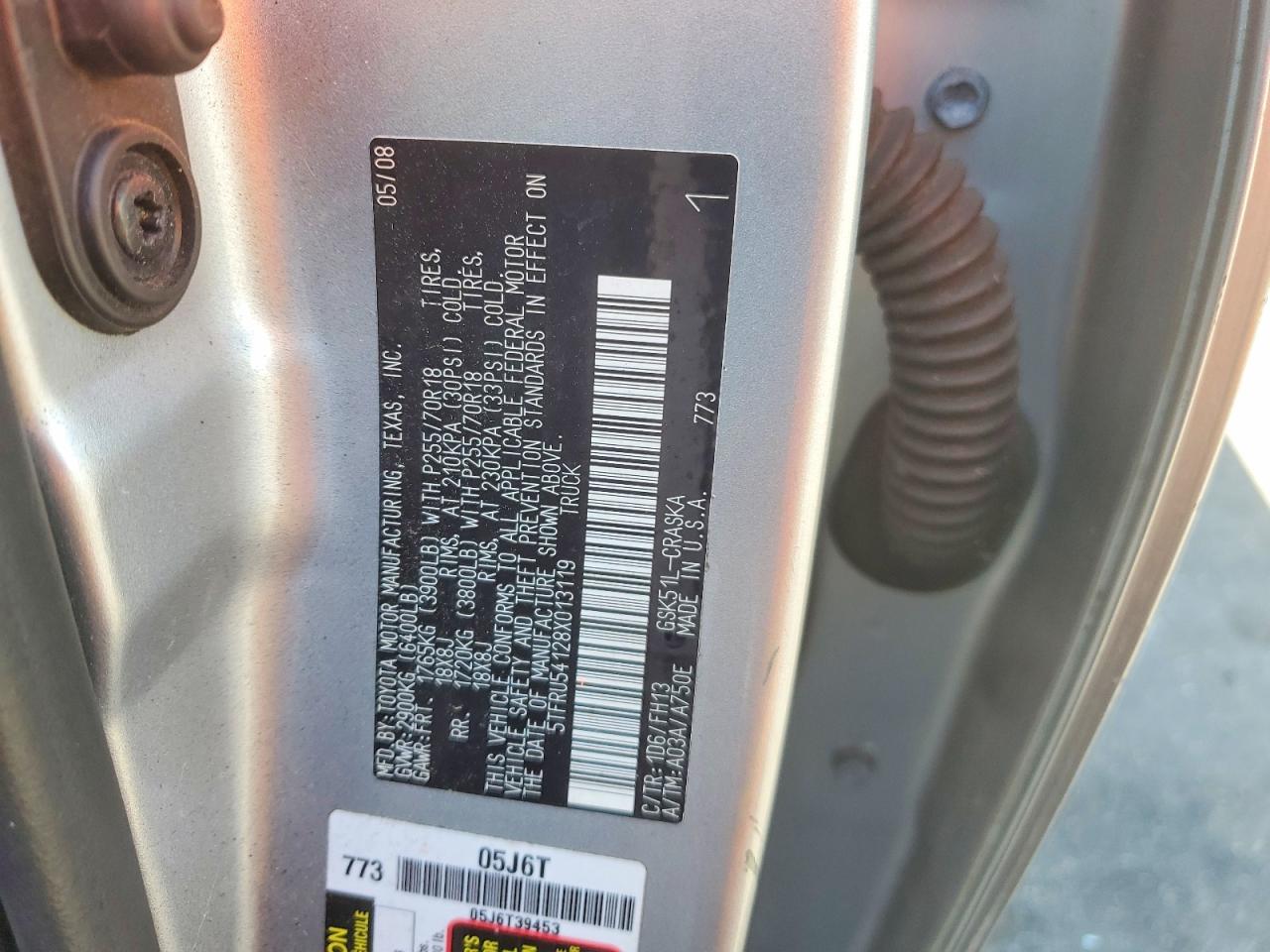 2008 TOYOTA TUNDRA