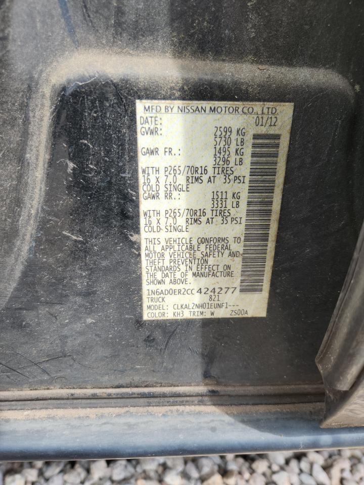 2012 NISSAN FRONTIER