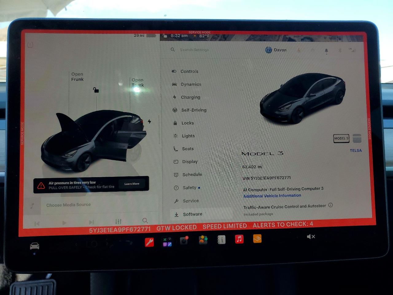 2023 TESL MODEL 3