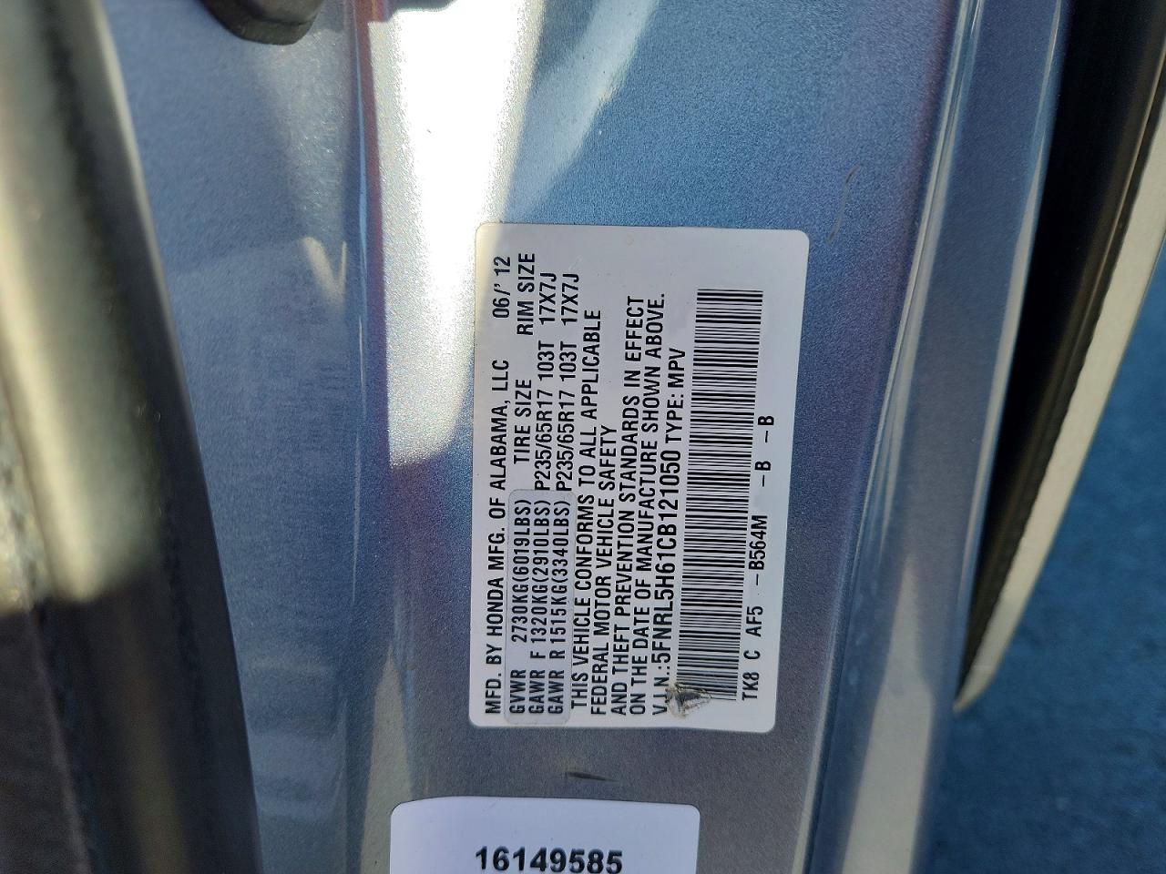2012 HONDA All Models