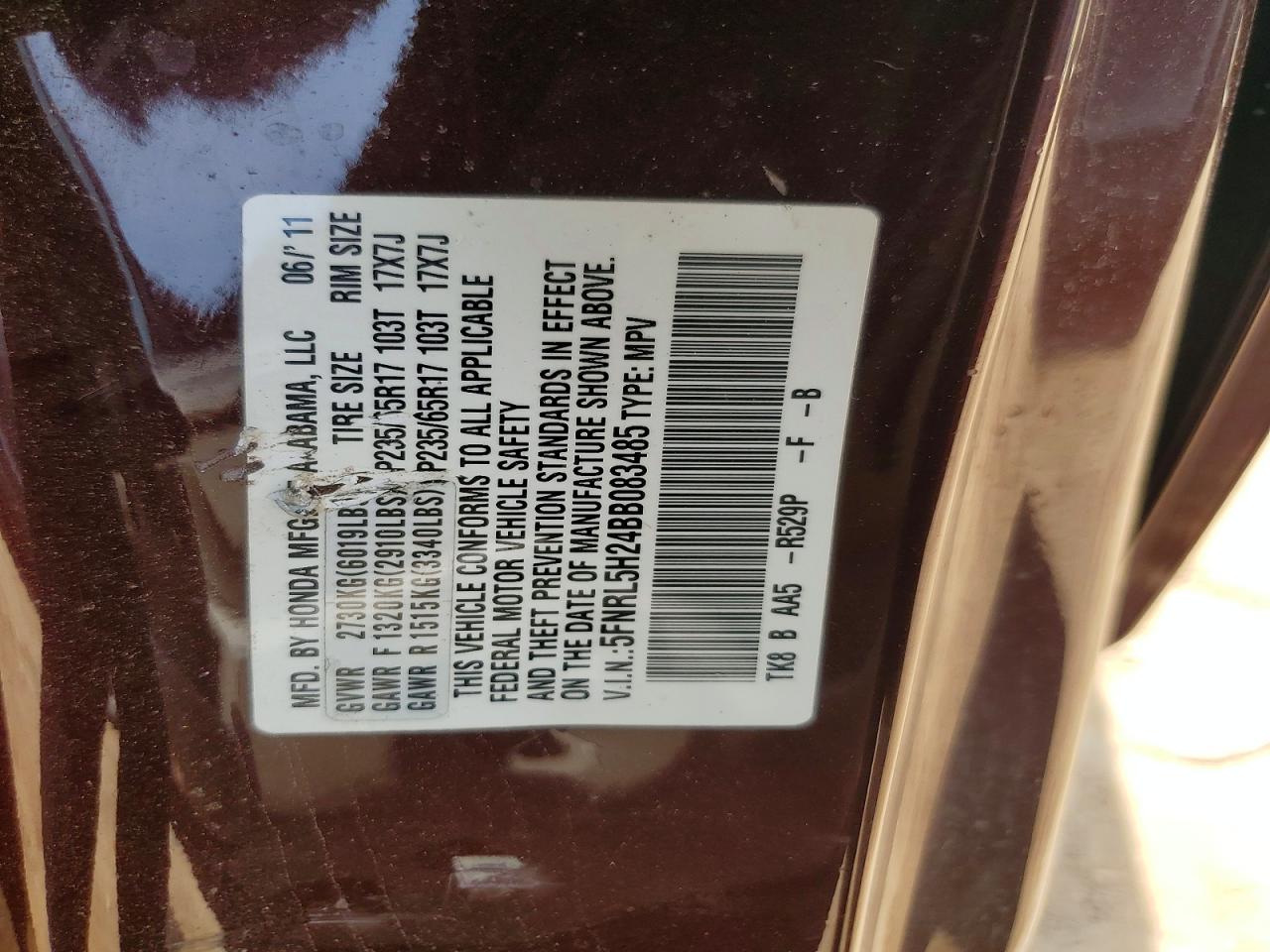 2011 HONDA All Models