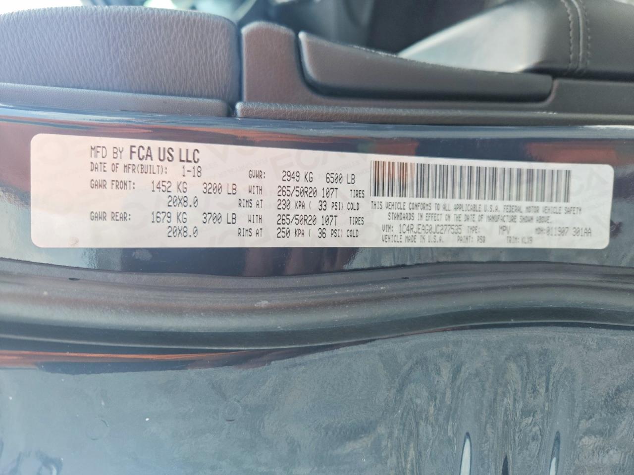 2018 JEEP CHEROKEE
