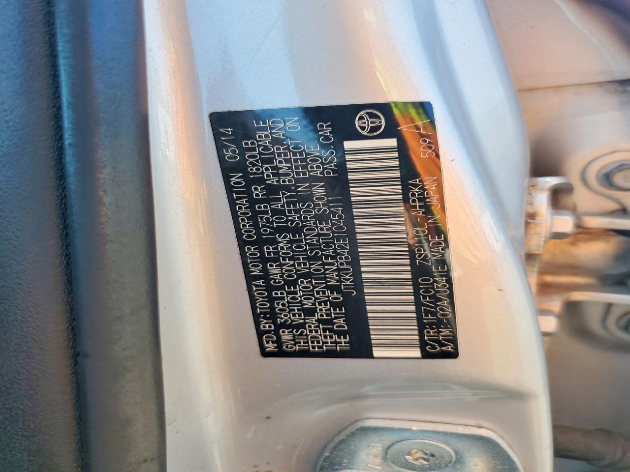 2014 SCION XD BASE