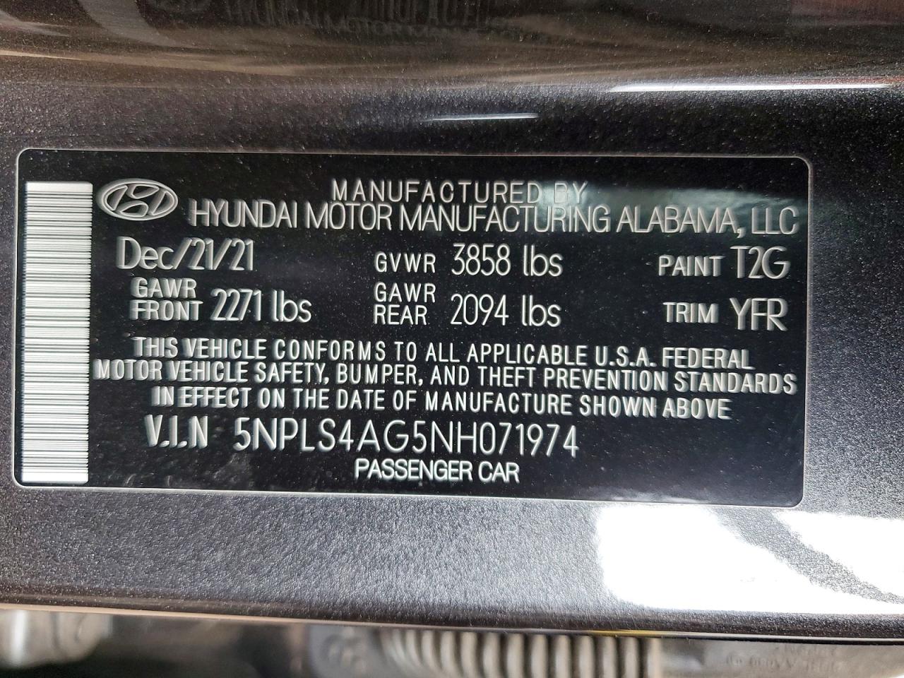 2022 HYUNDAI ELANTRA