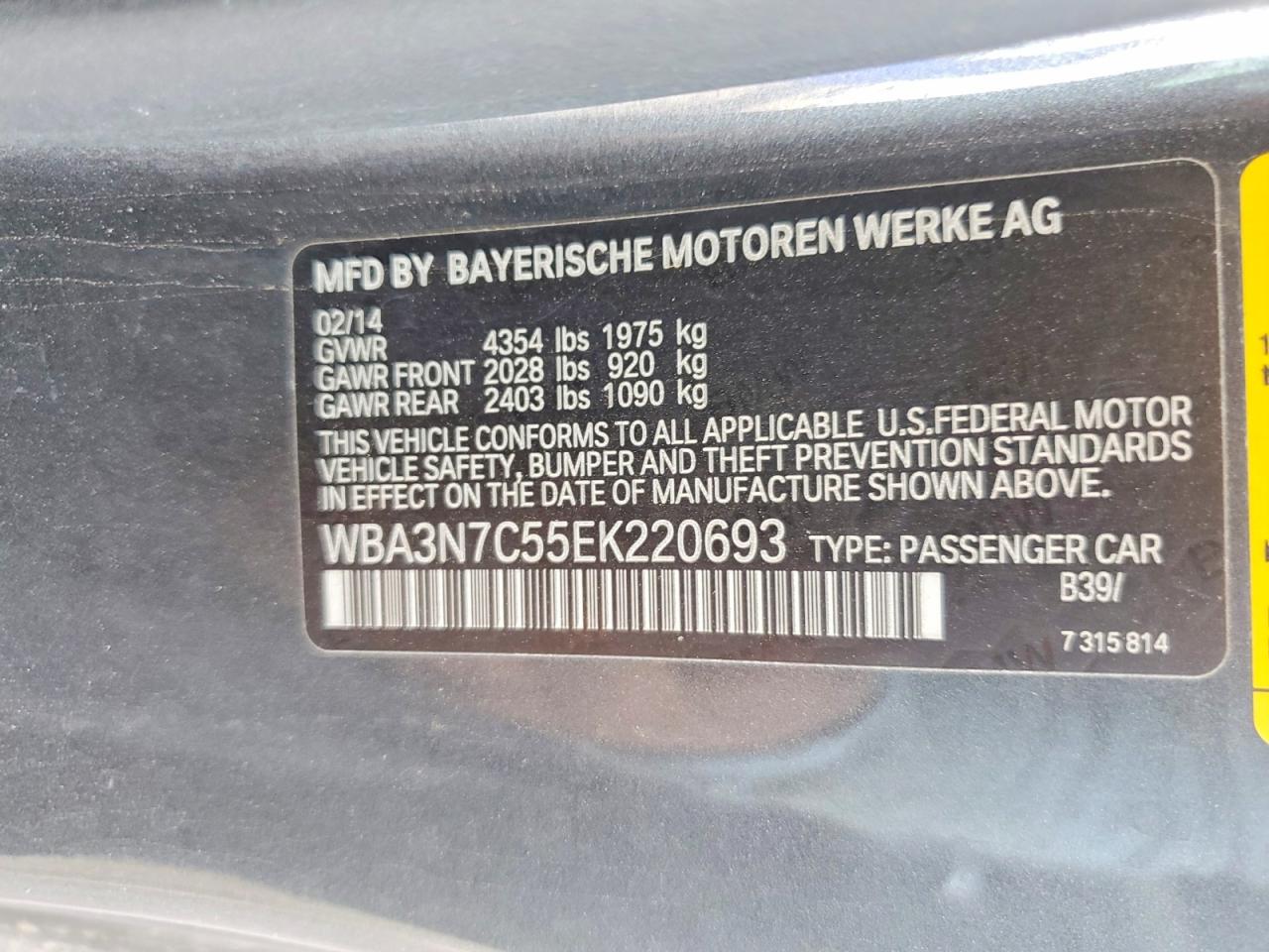 2014 BMW 4 SERIES