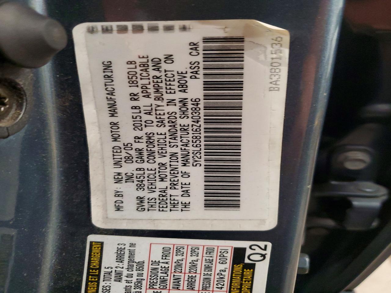 2006 PONTIAC VIBE