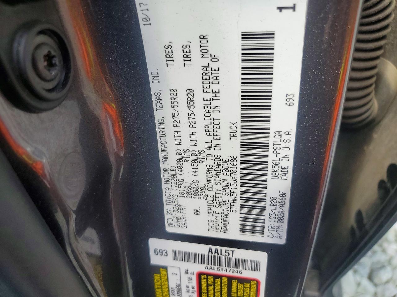 2018 TOYOTA TUNDRA