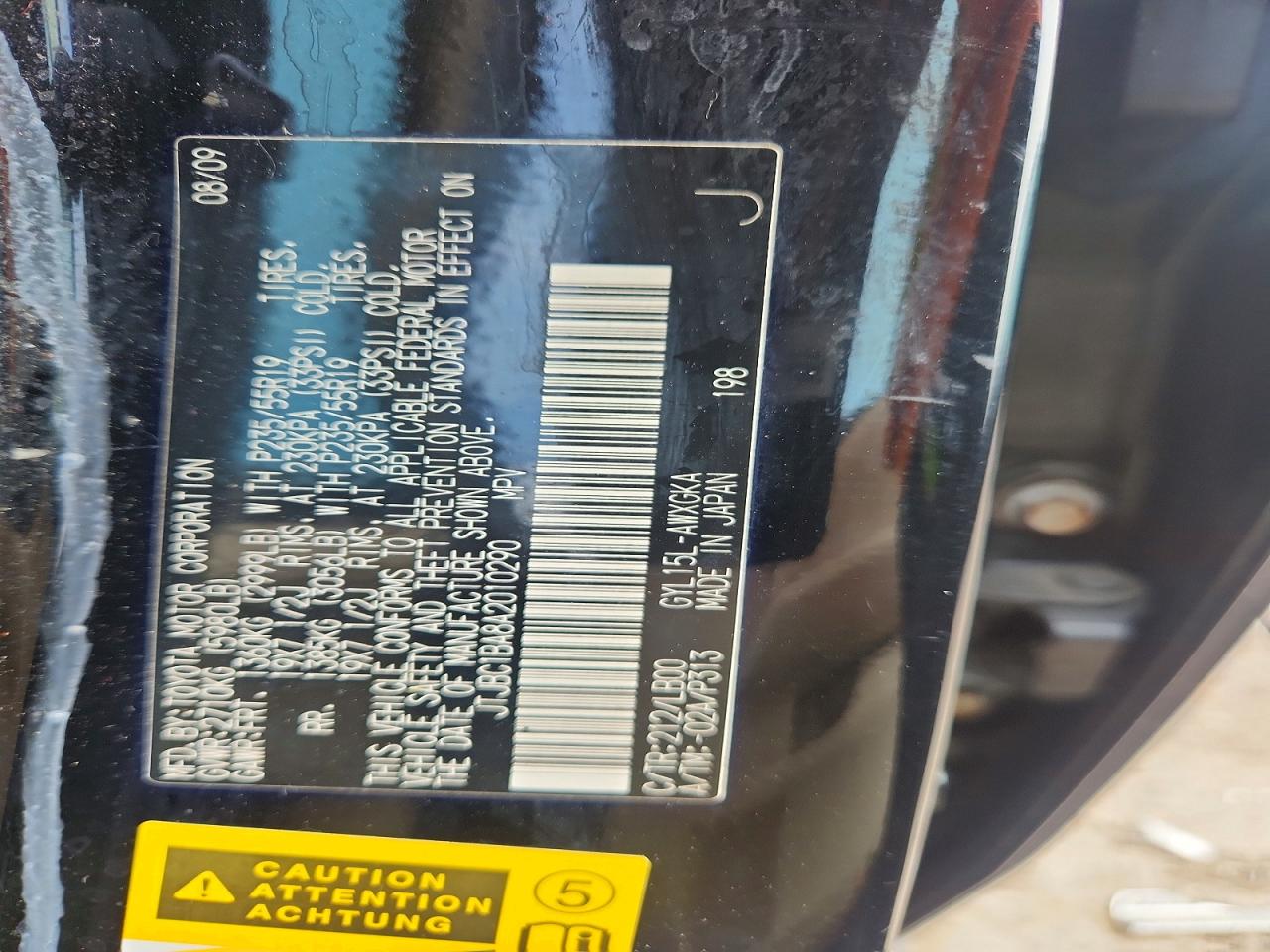 2010 LEXUS RX450