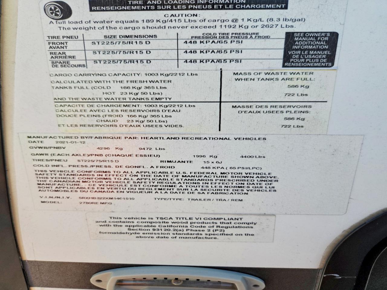 2021 CRUI MPG
