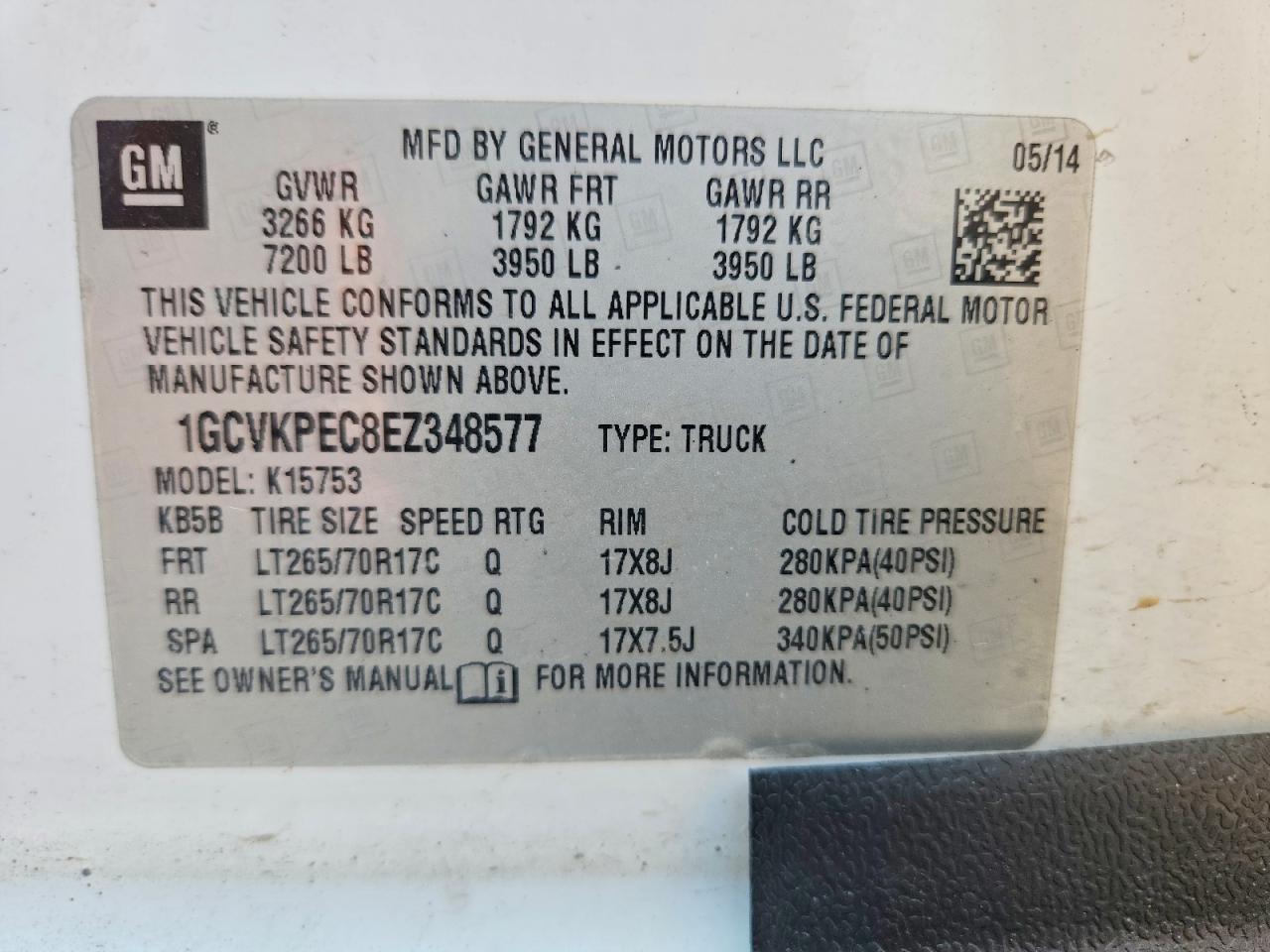 2014 CHEVROLET SILVERADO