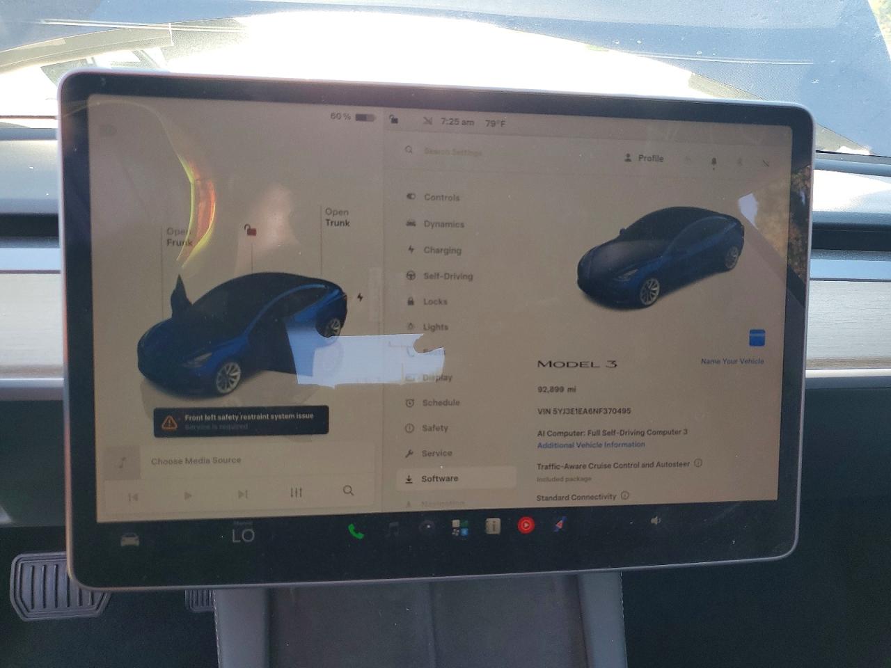 2022 TESLA MODEL 3