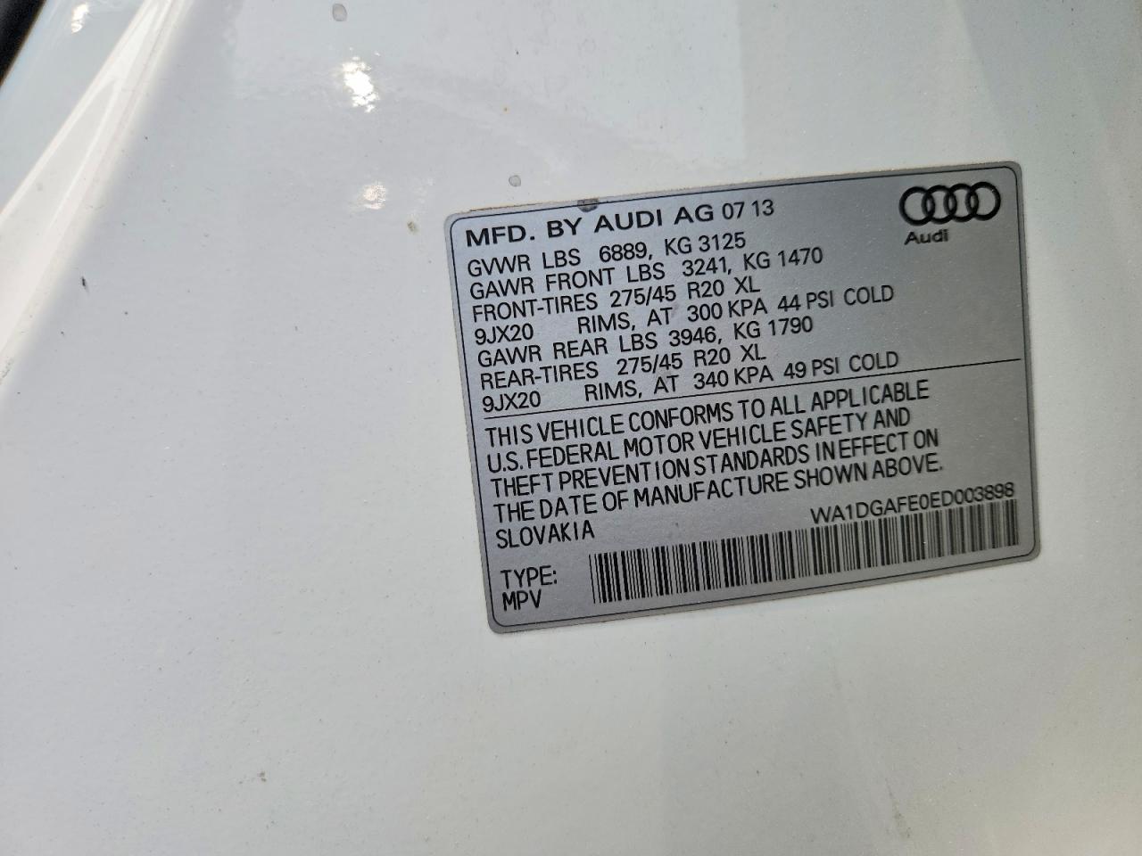 2014 AUDI Q7