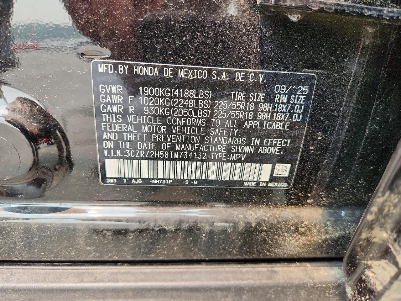 2026 HONDA HR-V
