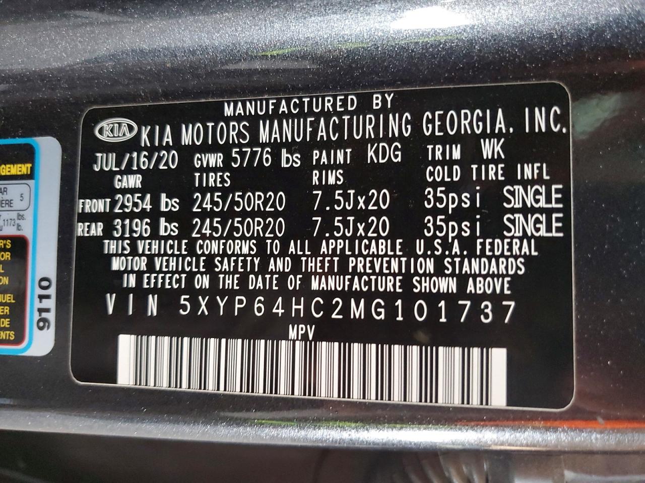 2021 KIA TELLURIDE