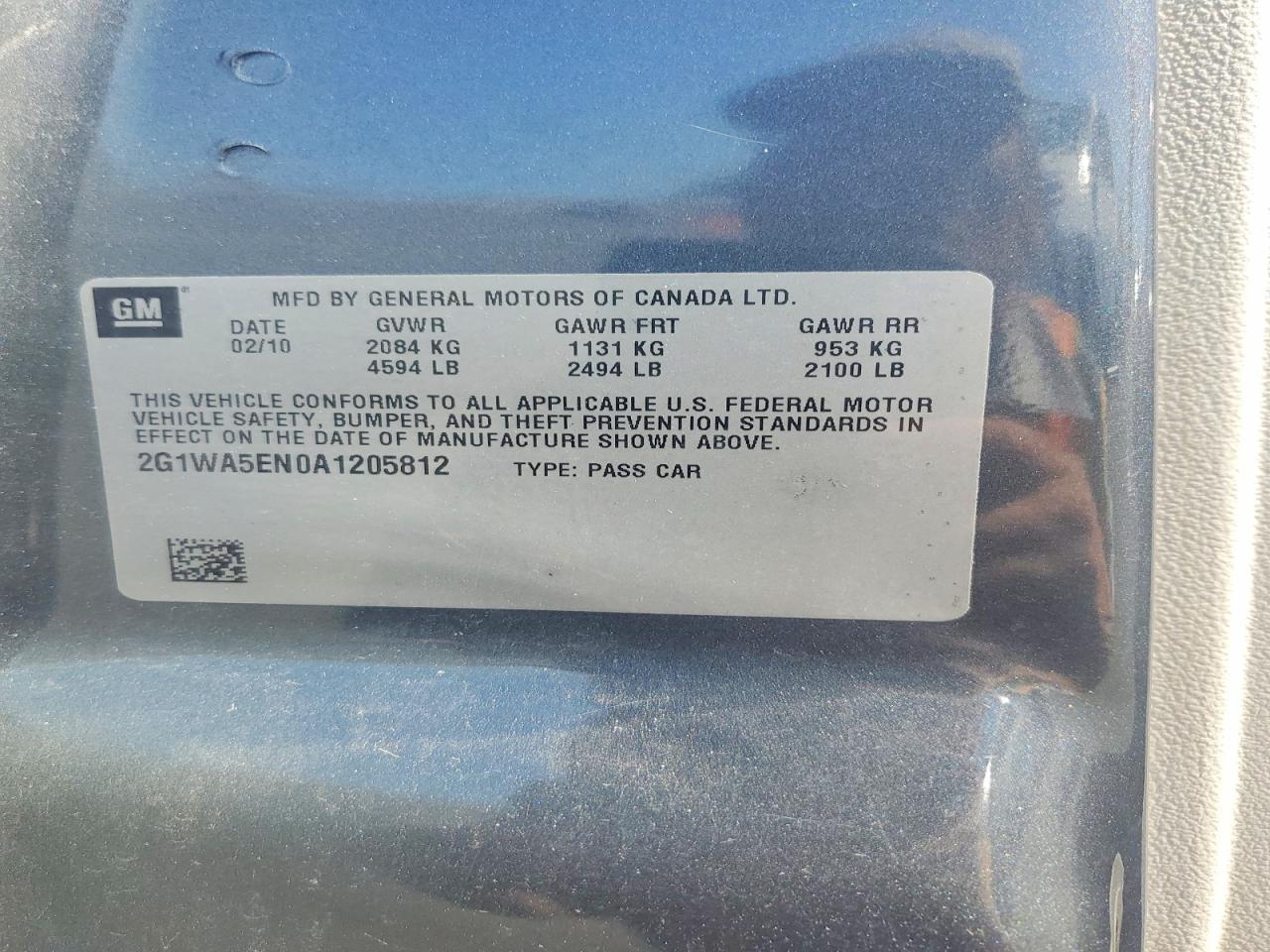 2010 CHEVROLET IMPALA