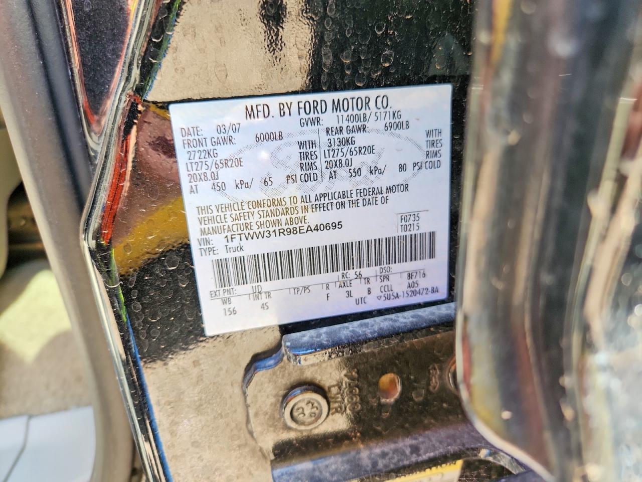 2008 FORD F350