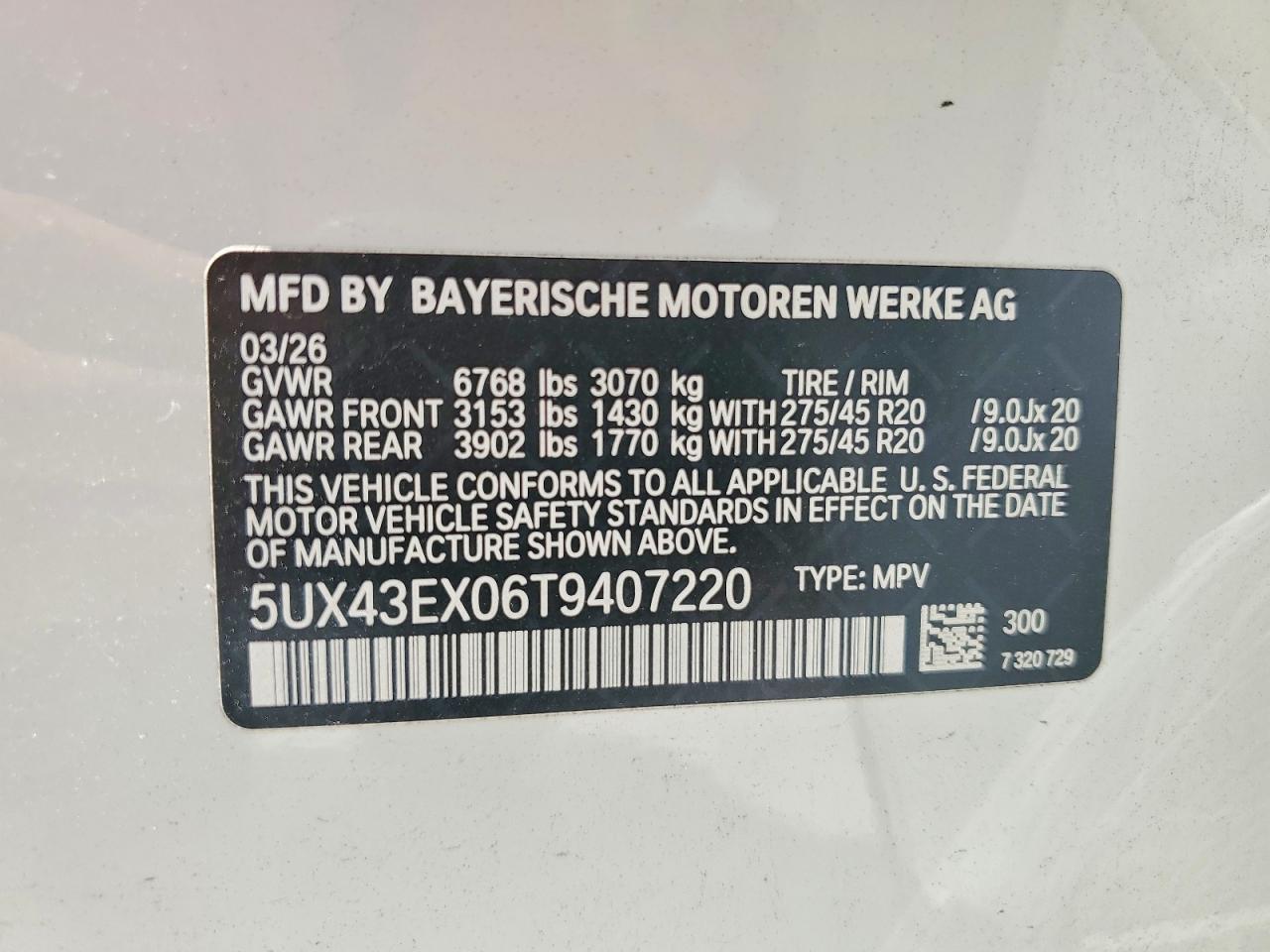 2026 BMW X6
