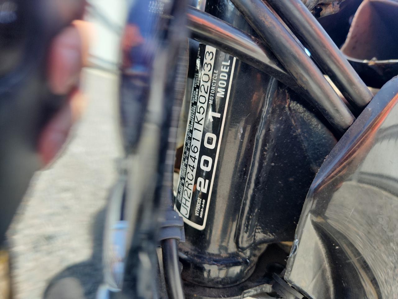 2001 HONDA VT CYCLE