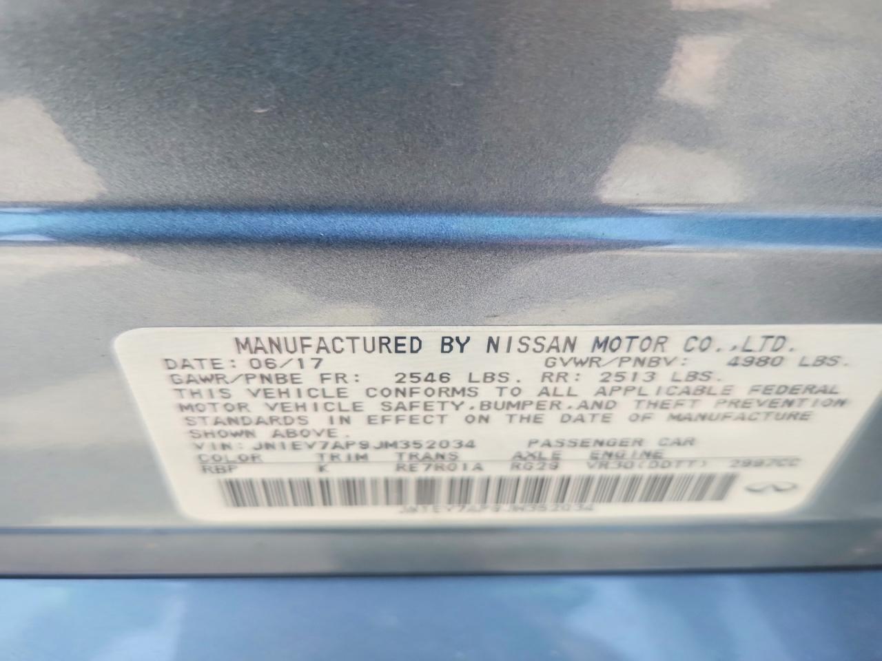 2018 INFINITI Q50