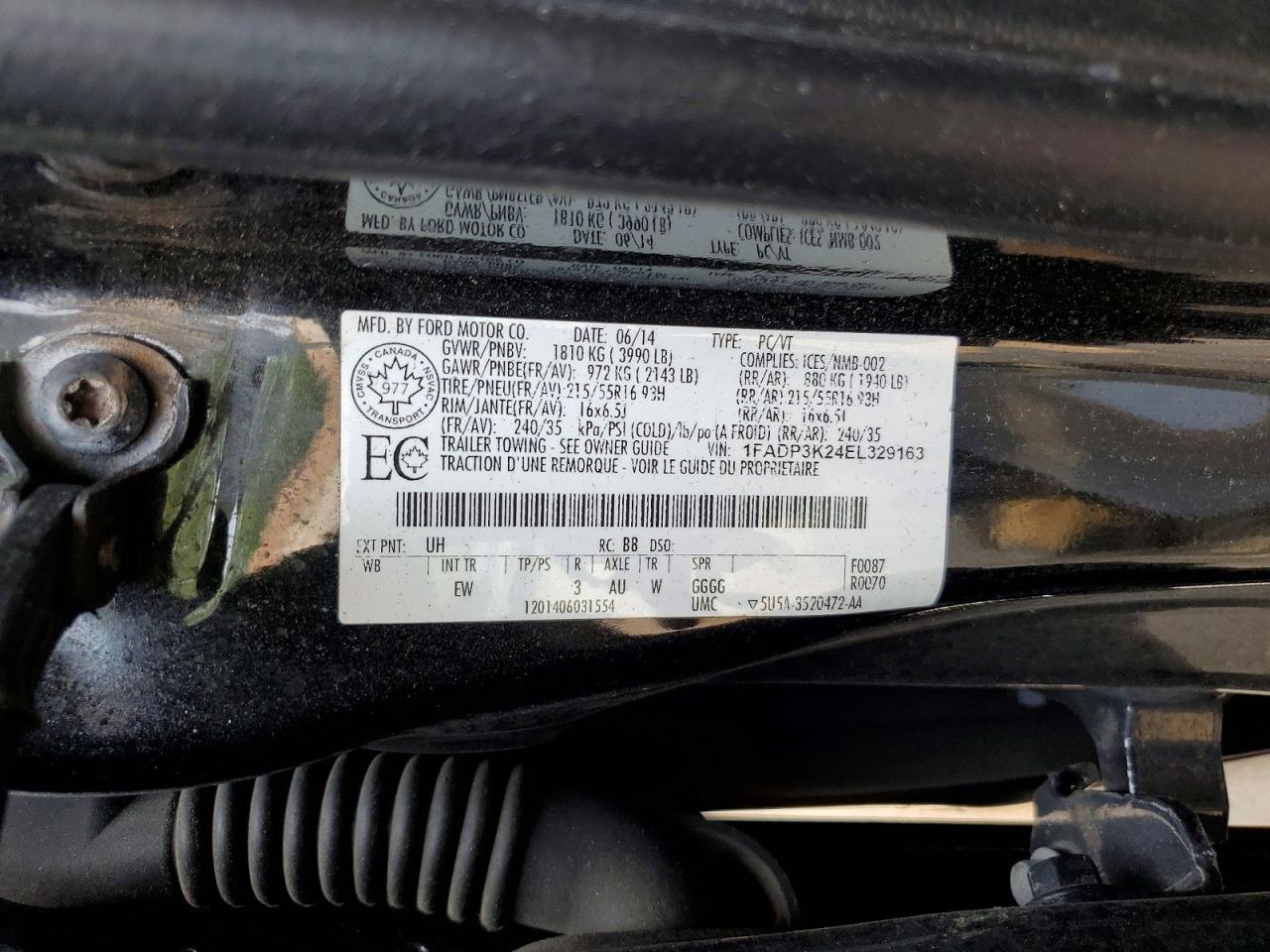 2014 FORD FOCUS