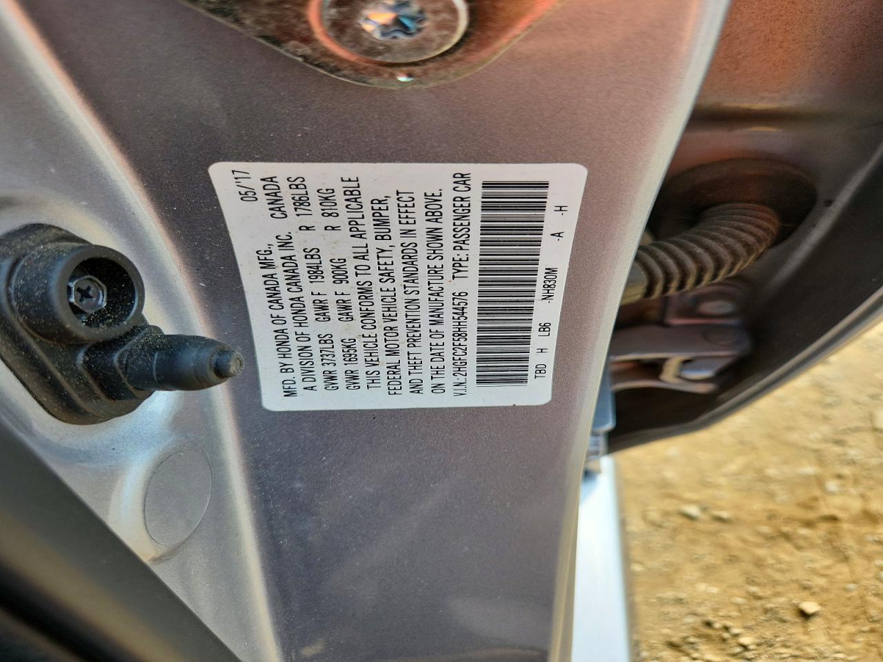 2017 HONDA CIVIC