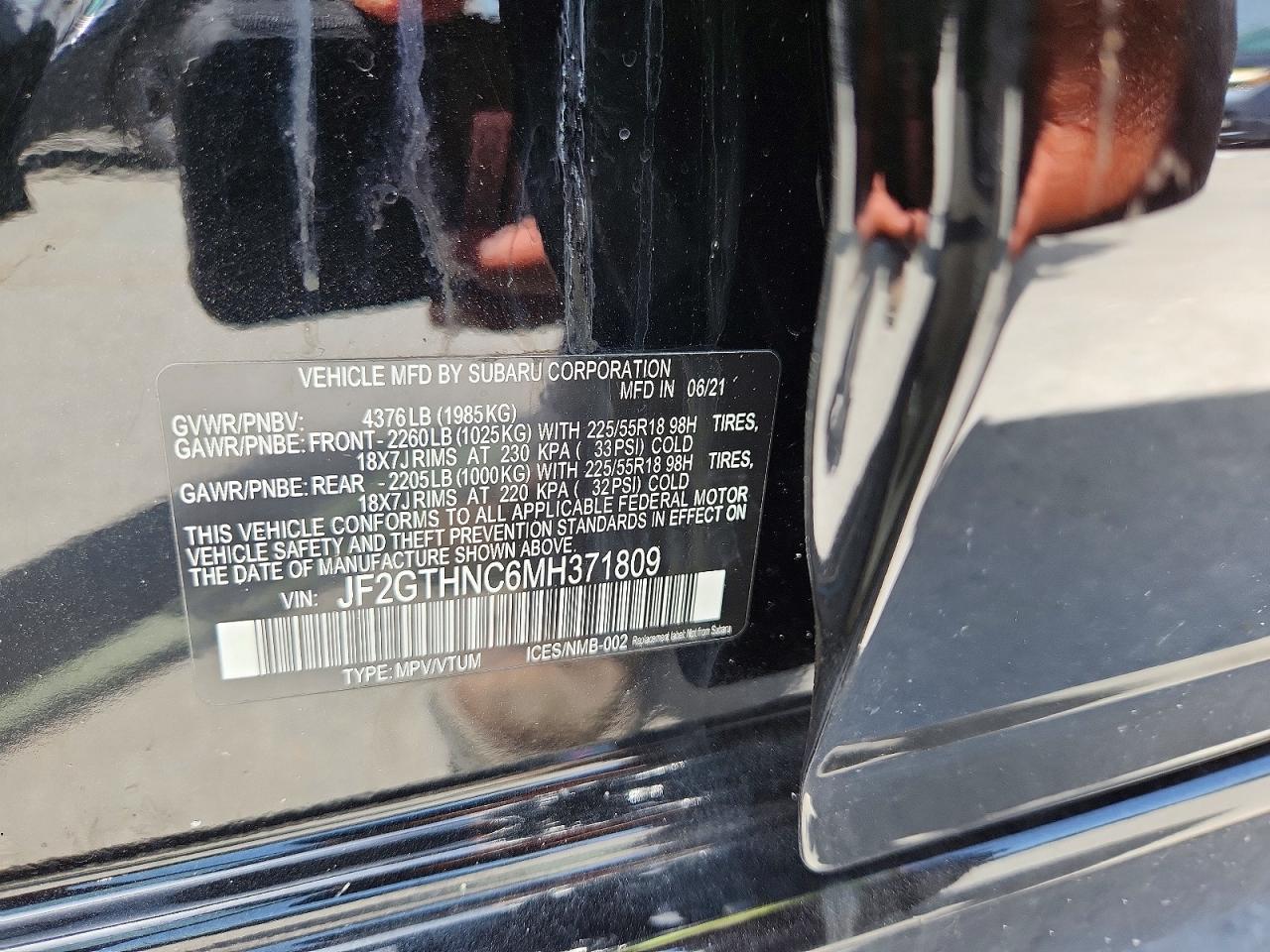 2021 SUBARU CROSSTREK