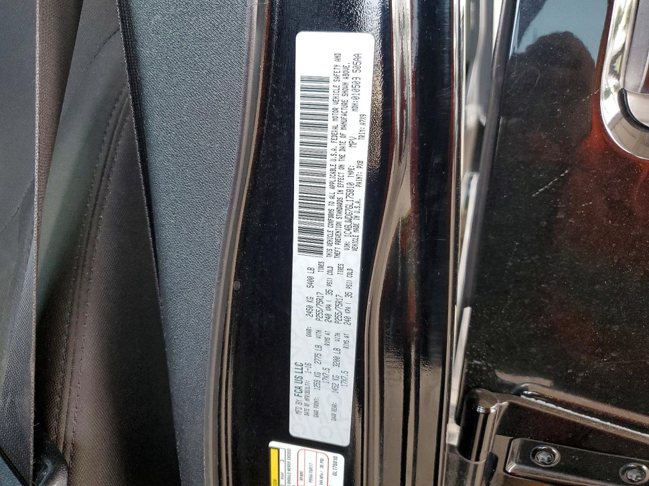 2016 JEEP WRANGLER