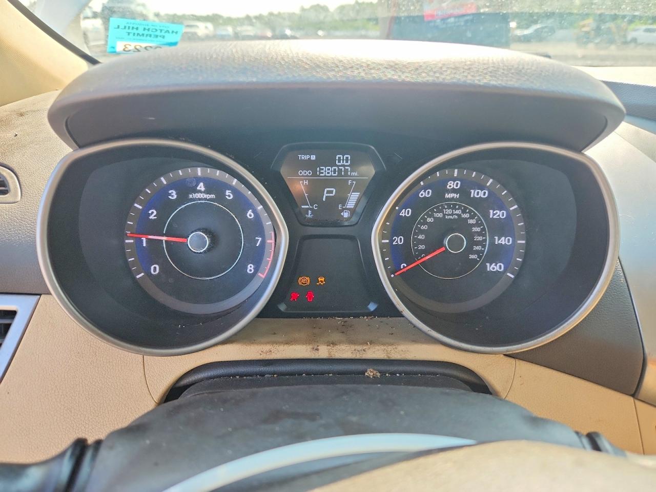 2012 HYUNDAI ELANTRA