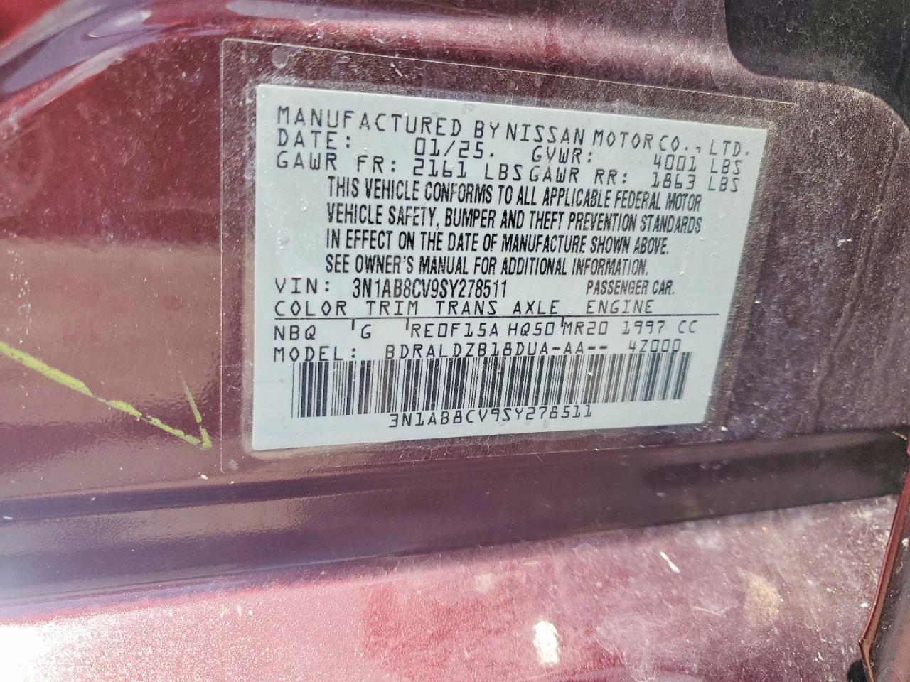 2025 NISSAN SENTRA