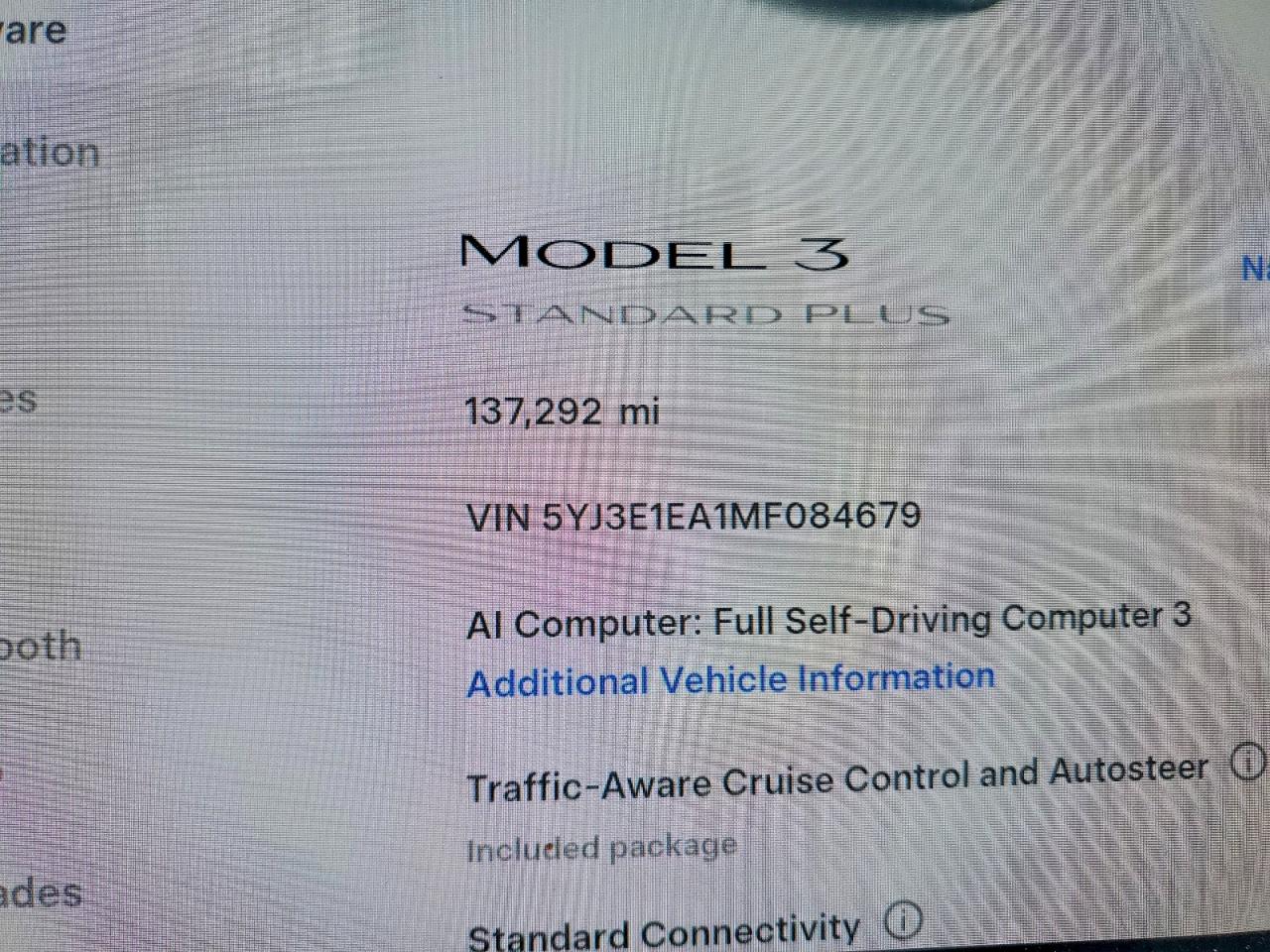 2021 TESLA MODEL 3